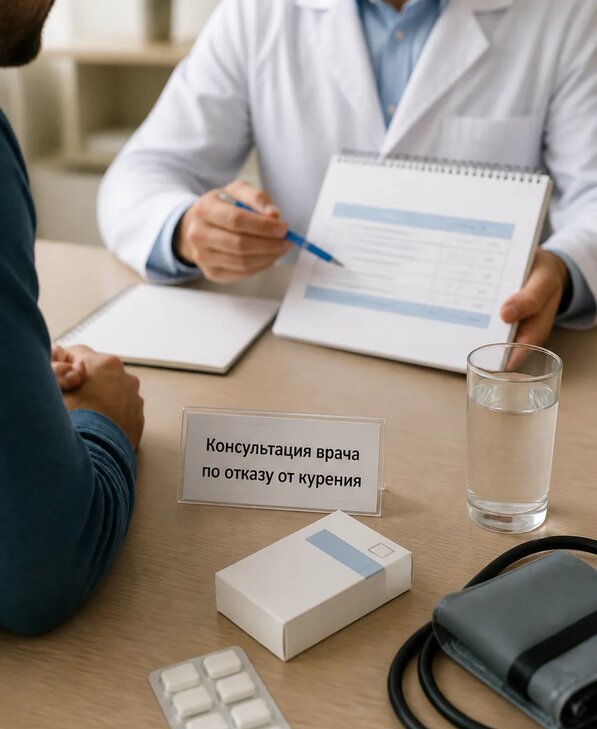 Консультация врача по отказу от курения для взрослых в Колпине